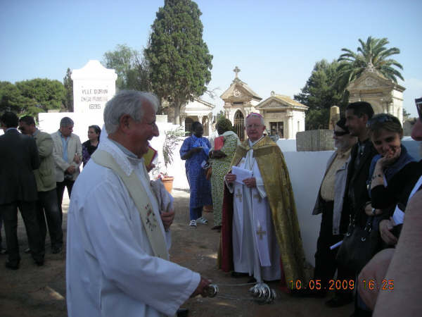 Benediction caveau de regroupement 2009 Oran