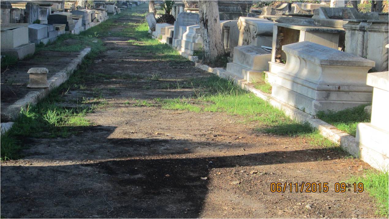 cimetière israélite désherbé du 06.11.2015